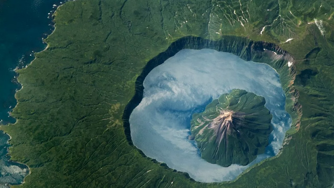 Sunglint Creates Mirror-Like Reflections on Russia's Deepest Lake