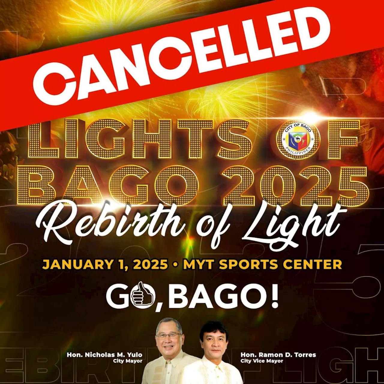 Lights of Bago Cancelled Due to Kanlaon Volcano Activity