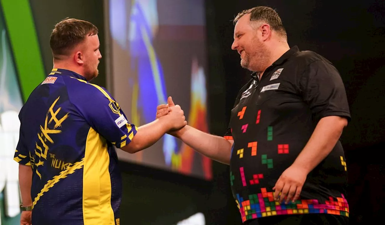 Luke Littler schlägt zurück und erreicht Darts-WM-Viertelfinale