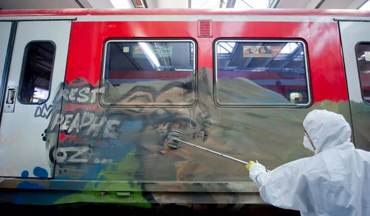 Rückgang der Graffiti-Delikte in Hamburg