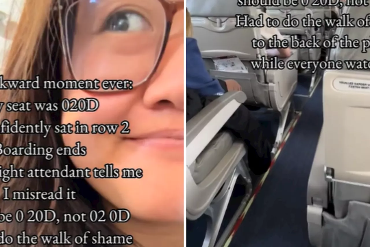 Woman Makes Embarrassing Seating Mistake on Flight