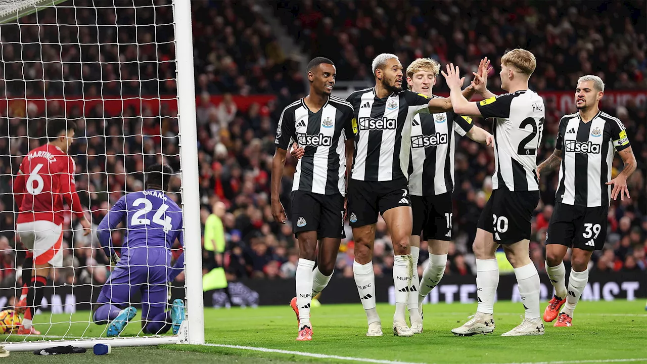 Newcastle United Dominates Manchester United in Premier League Match