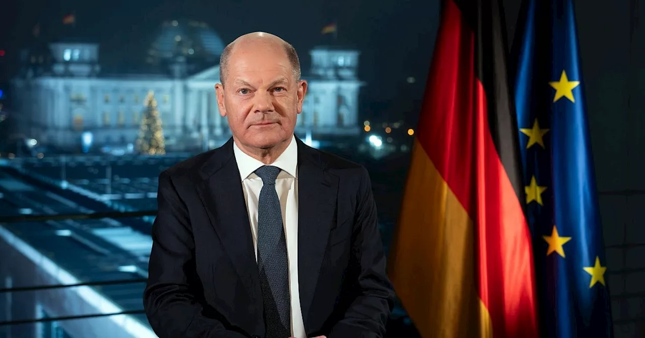 Scholz ruft zu Gemeinsamkeit und Zuversicht für 2025 auf