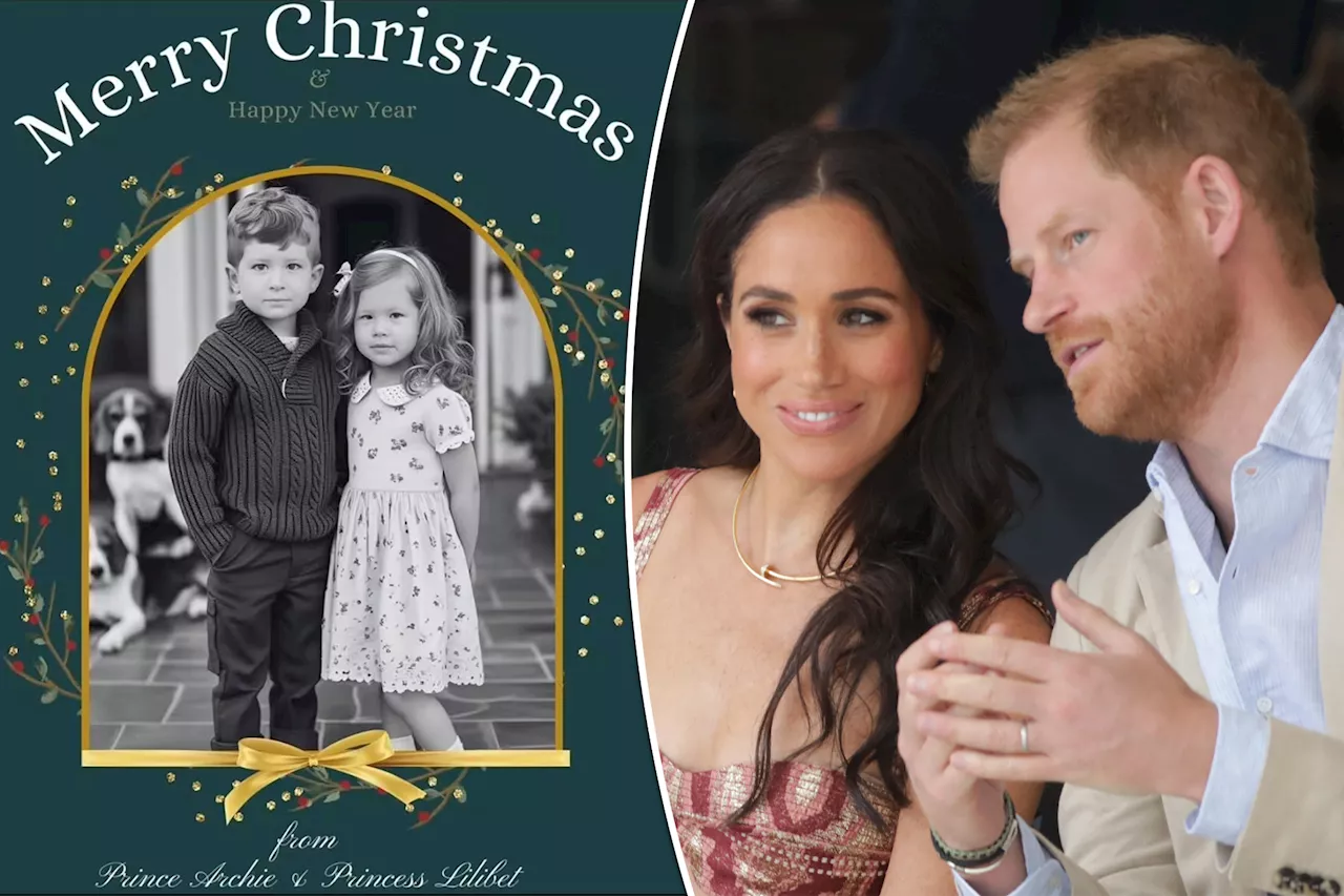 AI-Generated Christmas Card Featuring Prince Harry and Meghan Markle's Children Goes Viral