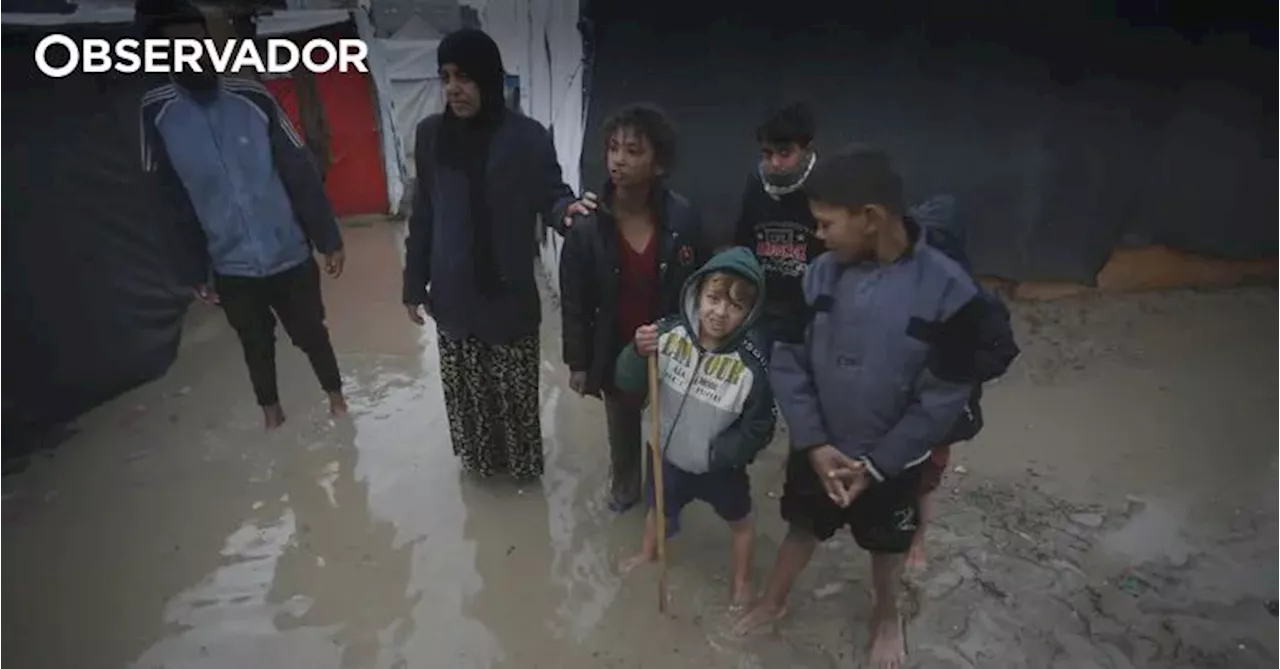 Gaza em Crise Humanitária: Frio, Tempestades e Conflitos