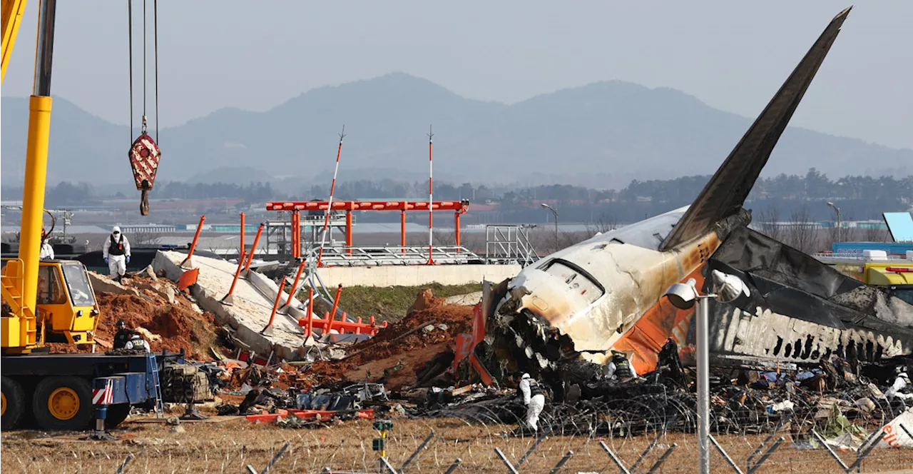 무안공항 콘크리트 방위각 시설, 참사 원인으로 지적