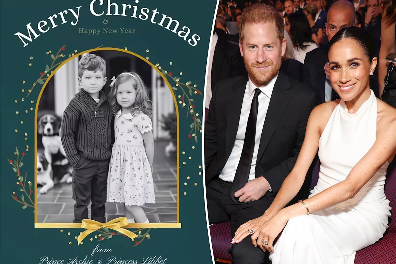 AI-Generated Christmas Card Featuring Prince Archie and Princess Lilibet Sparks Controversy