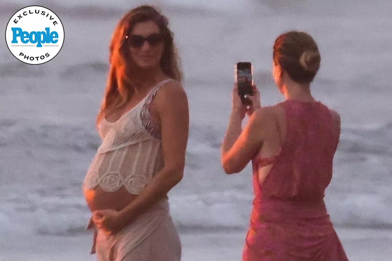 Gisele Bündchen Shows Off Baby Bump on Costa Rican Beach Getaway