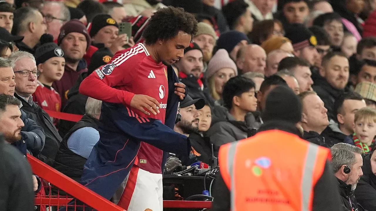 Manchester United: Zirkzee en larmes dans les vestiaires après avoir été sorti dès la 33e minute