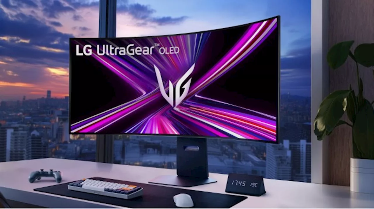 LG Unveils World's First Bendable Gaming Monitor at CES 2025