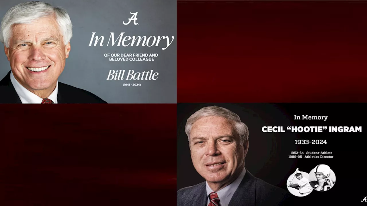 Alabama Athletic Directors Battle and Ingram Honored by NFF and College Football Hall of Fame