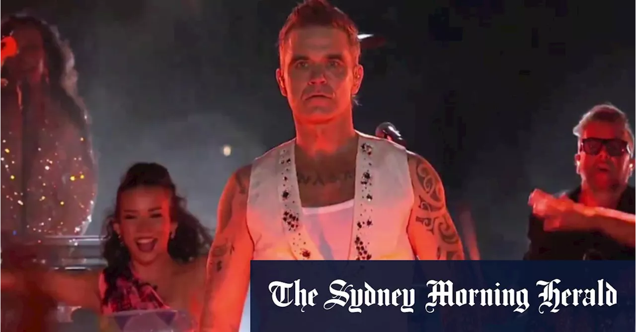 Robbie Williams Rings in New Year with Explosive Sydney Harbour Show