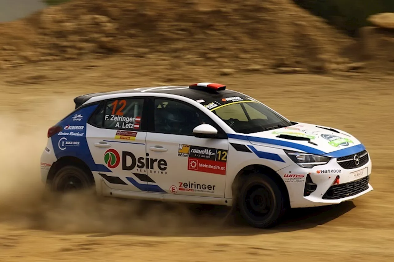 Zeiringer und Letz bei der Rallye Lettland