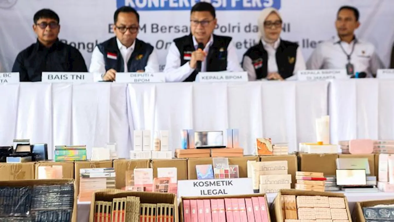 BPOM Waspadai Maraknya Kosmetik Ilegal dan Berbahaya