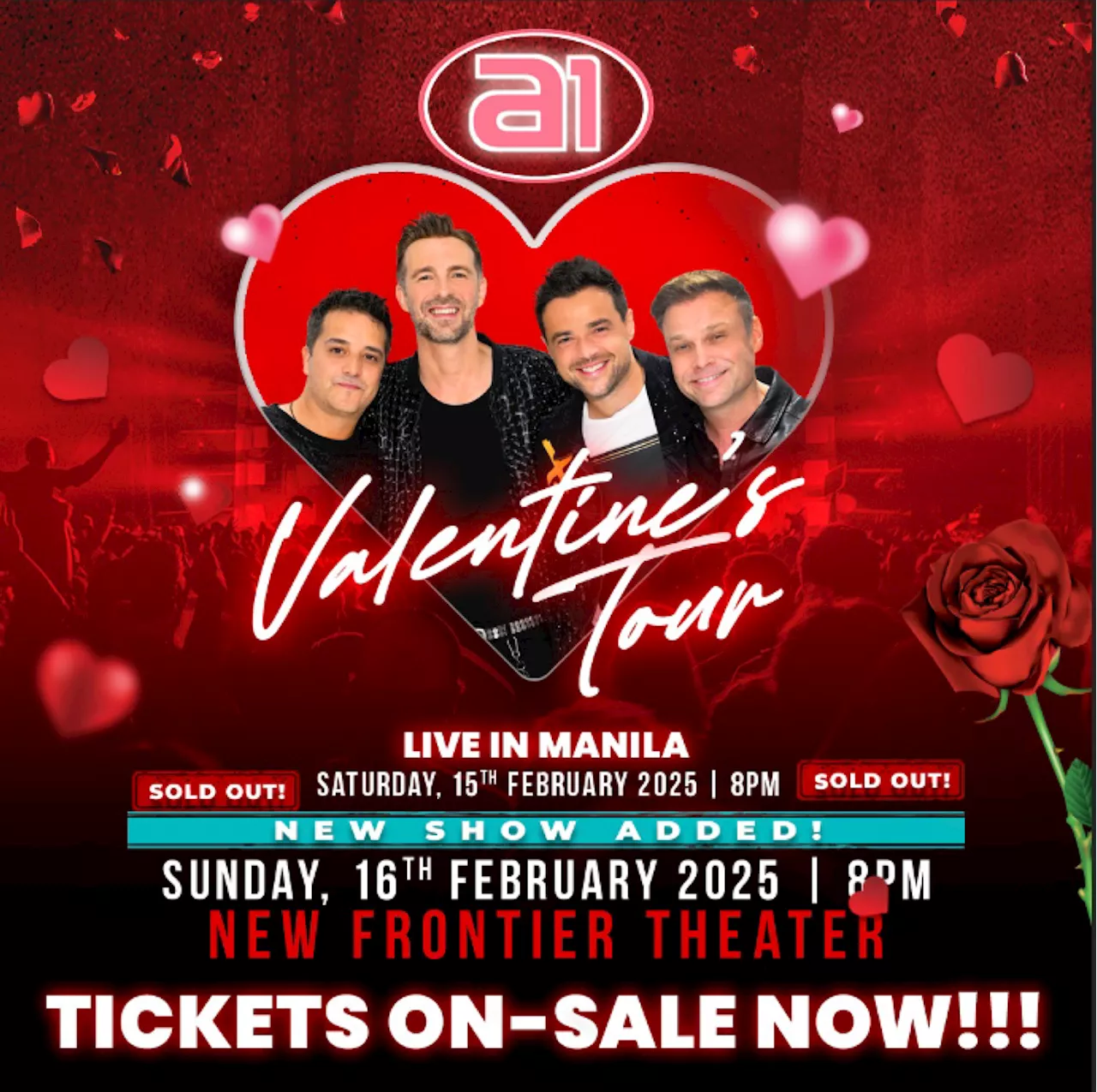 A1 Adds Second Manila Show Due to Overwhelming Fan Demand