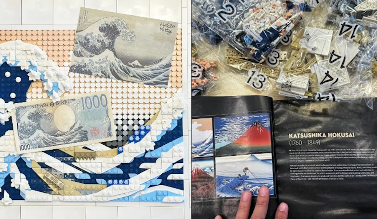 LEGO Reimagines Hokusai's 'The Great Wave' as a Mindful Building Experience