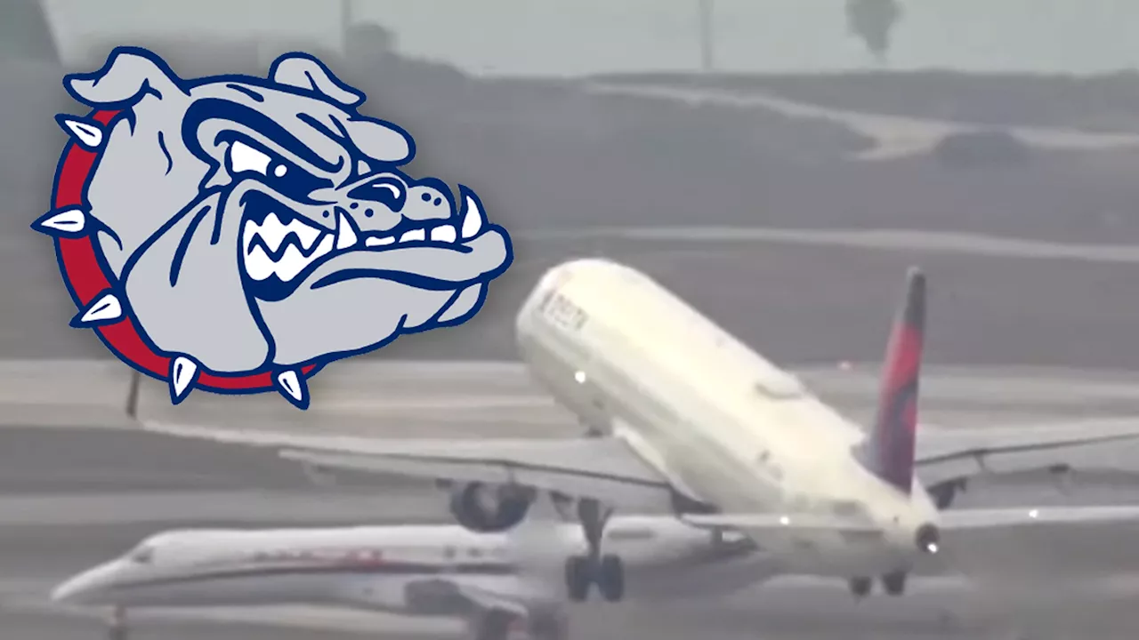 Gonzaga Basketball Team Escapes Near-Collision at LAX