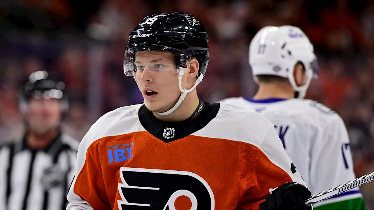 Flyers' Michkov, Blackhawks' Maroon given maximum fines by Department of Player Safety