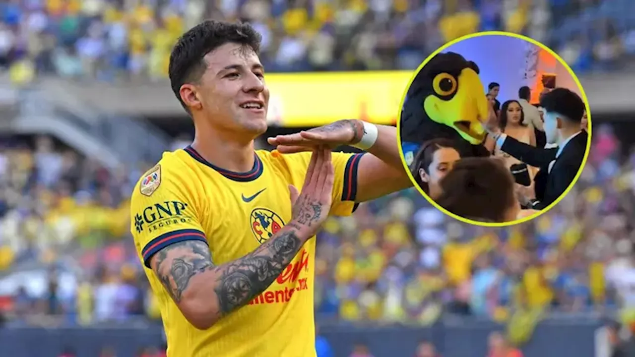 Illian Hernández celebra su boda con el himno del América