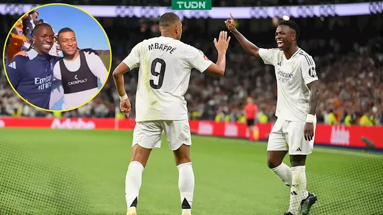 Vinícius Jr. y Mbappé prometen más goles al Real Madrid