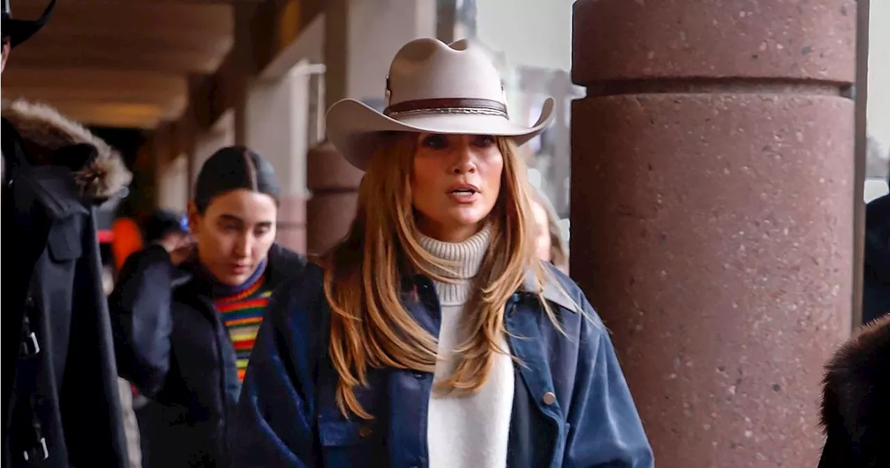 Jennifer Lopez Nails the Cowgirl-Core Aesthetic in Embellished Hat