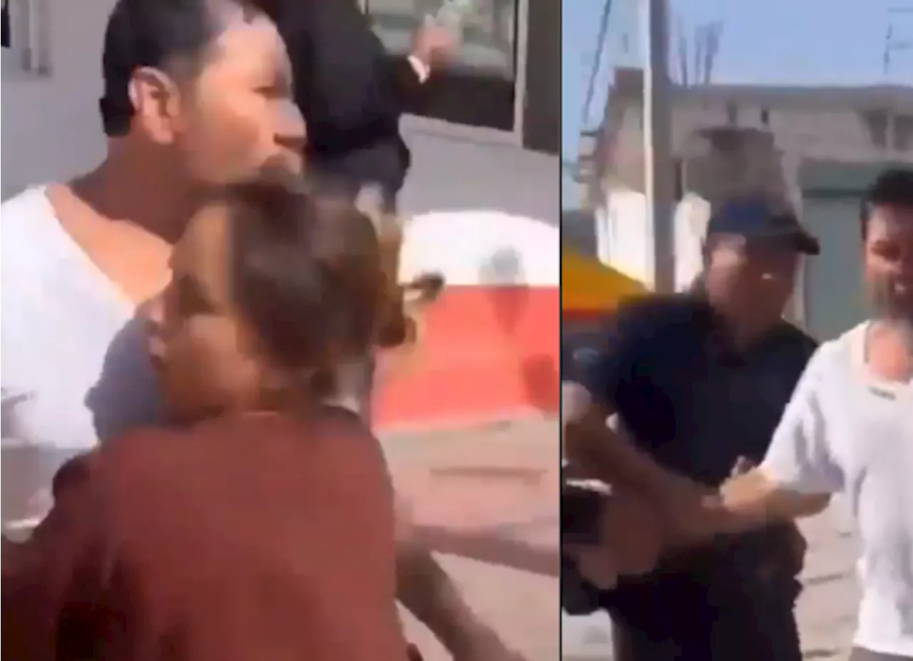 Pelea violenta en el Ayuntamiento de Huehuetlán El Grande