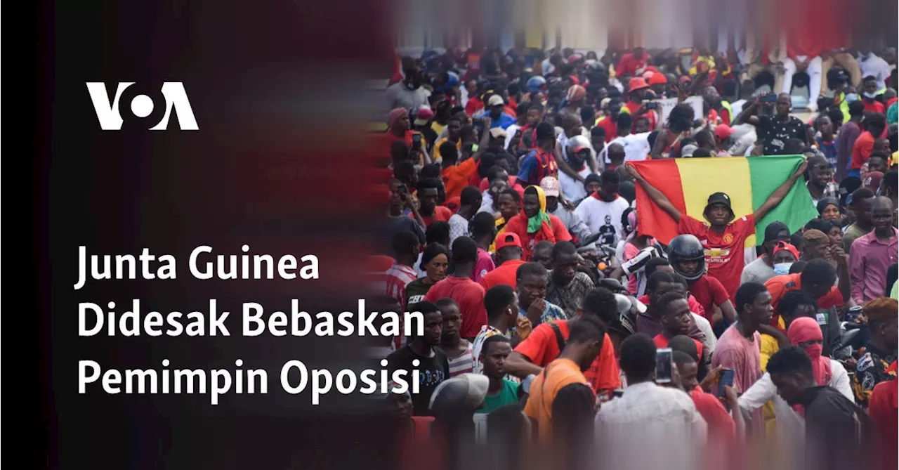 Puluhan Massa di Guinea Tuntut Pembebasan Oposisi