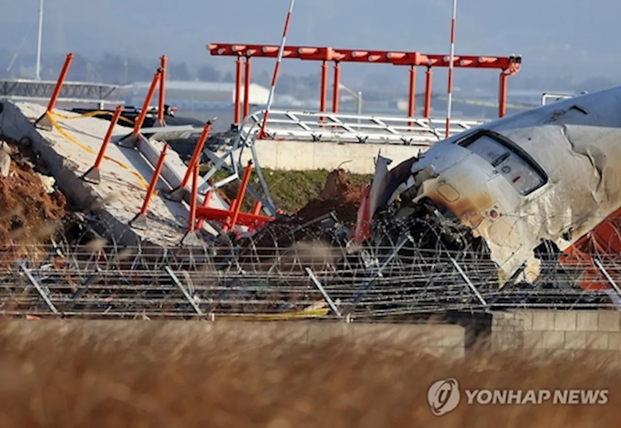 무안공항 참사, 활주로 둔덕 충돌 원인으로 지적