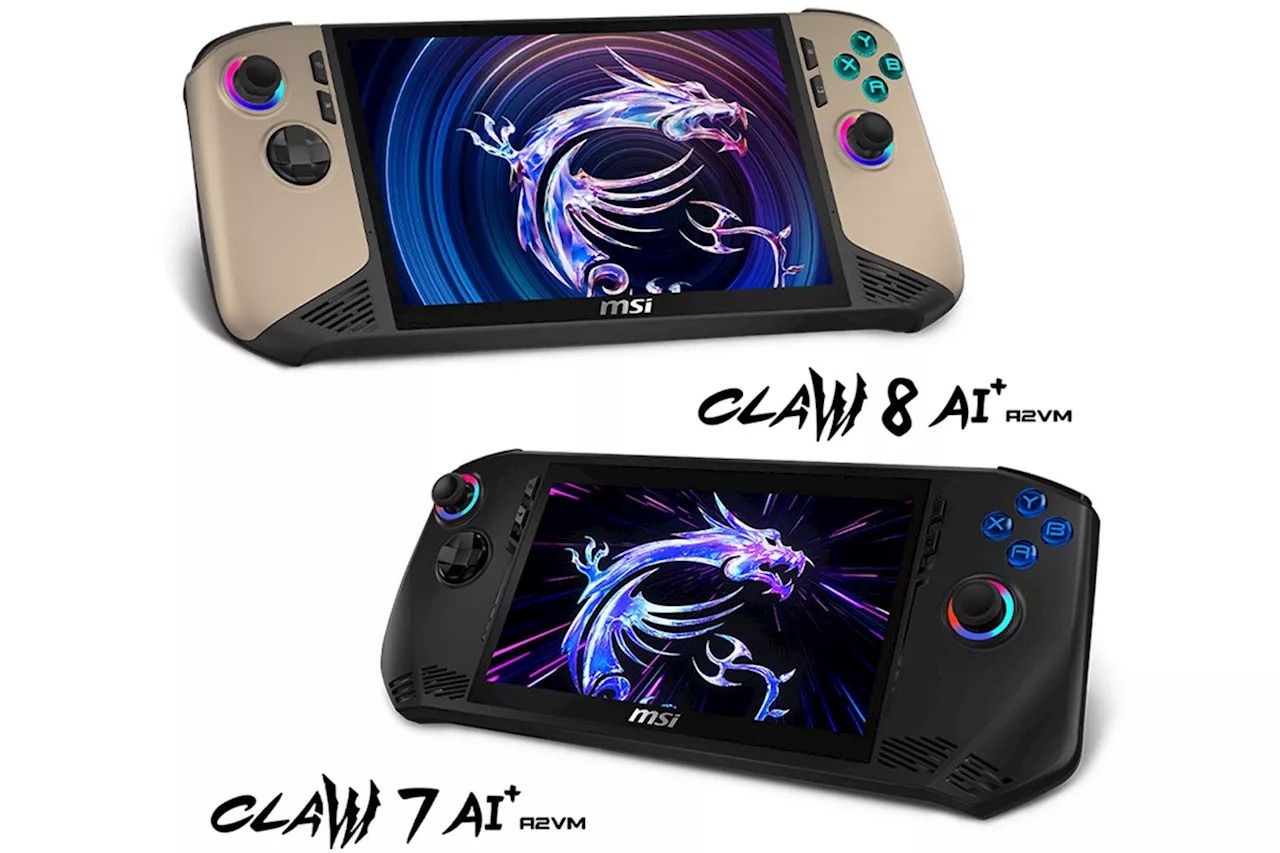 Claw 8 AI+ et Claw 7 AI+: Deux Nouvelles Consoles Portables de MSI