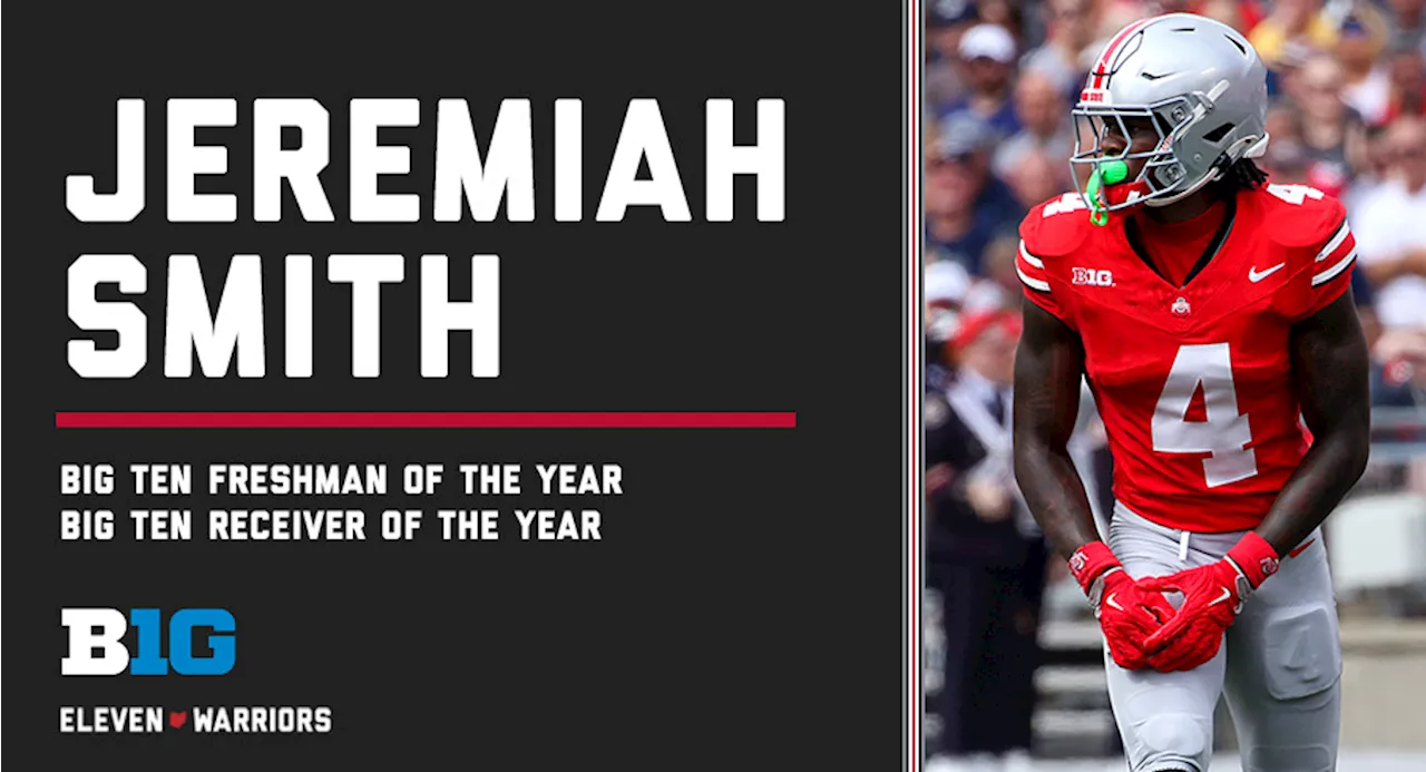 Jeremiah Smith Named Big Ten Receiver and Freshman of the Year