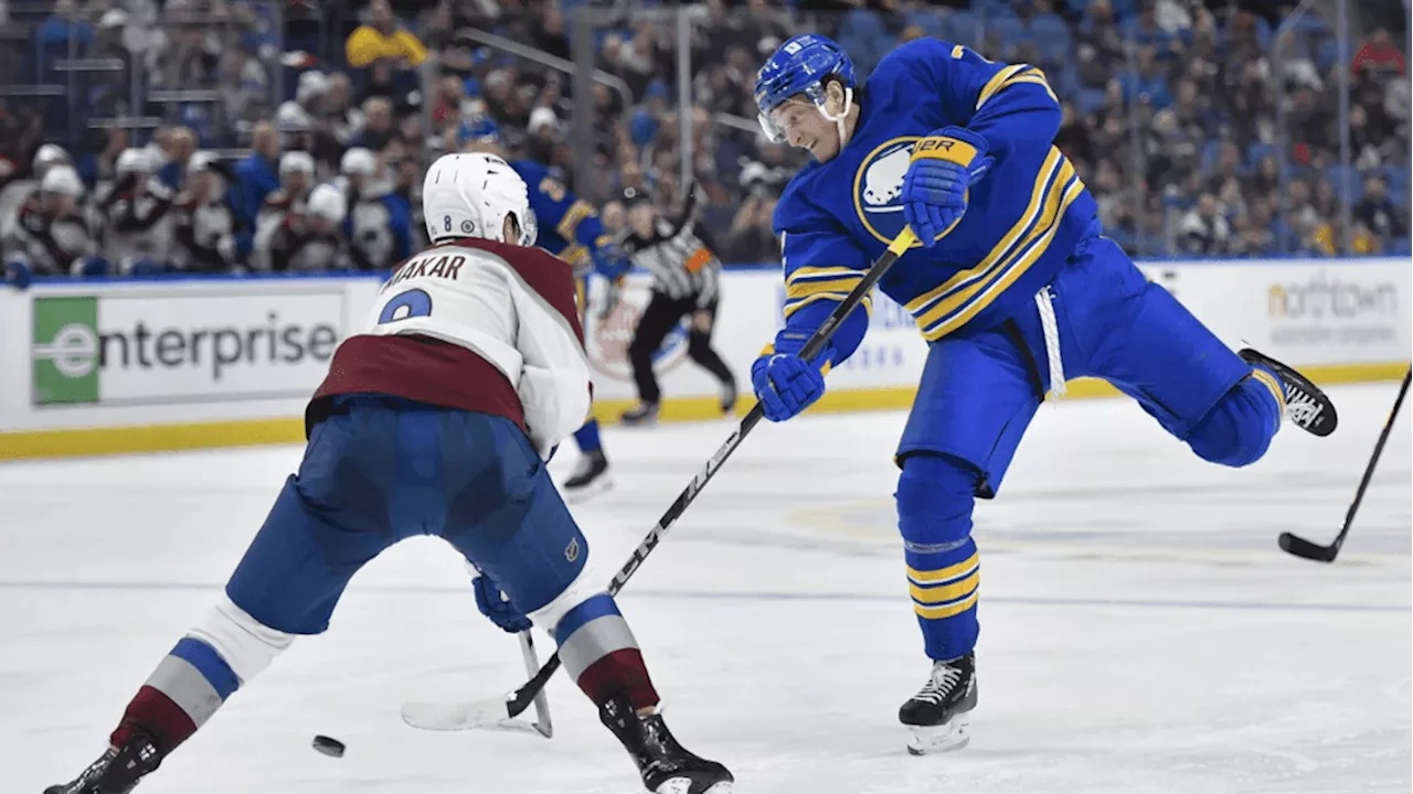 Sabres blow 4-1 lead in loss to Colorado Avalanche