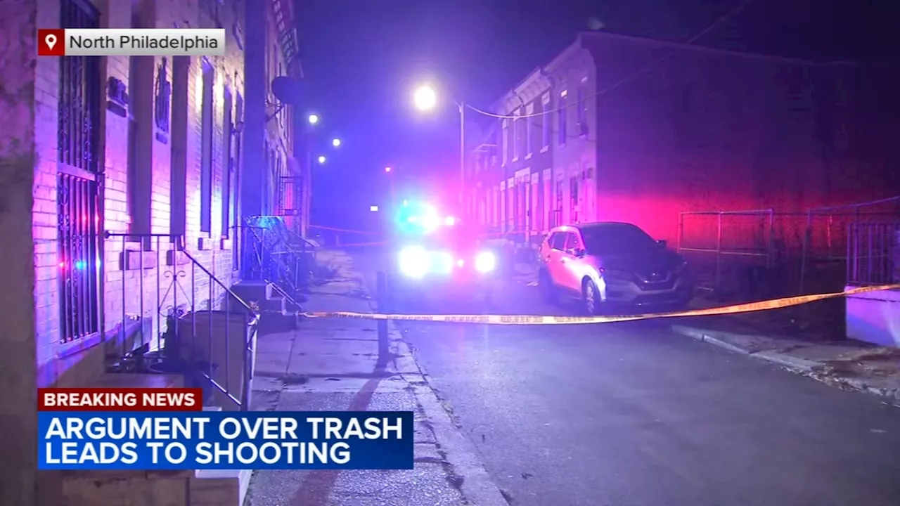 Man shot during apparent argument over trash in Philadelphia: Police