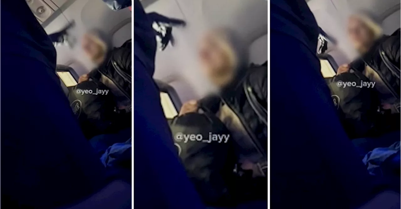 Moment flight attendant confronts Delta stowaway on New York to Paris flight