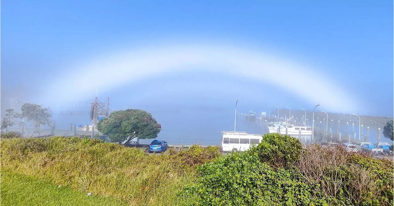 Rare White Rainbows Create Spectacle Over New South Wales