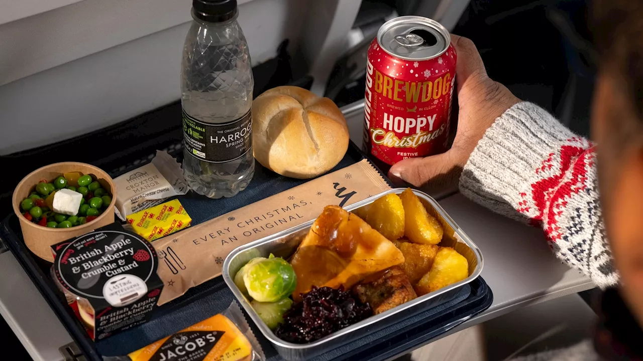 British Airways offers in-flight Christmas dinner, gift wrapping at lounges and more festive fare