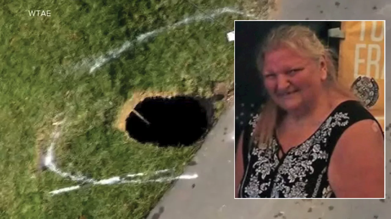 Search continues for missing Pennsylvania grandmother believed to have fallen into 30-foot sinkhole