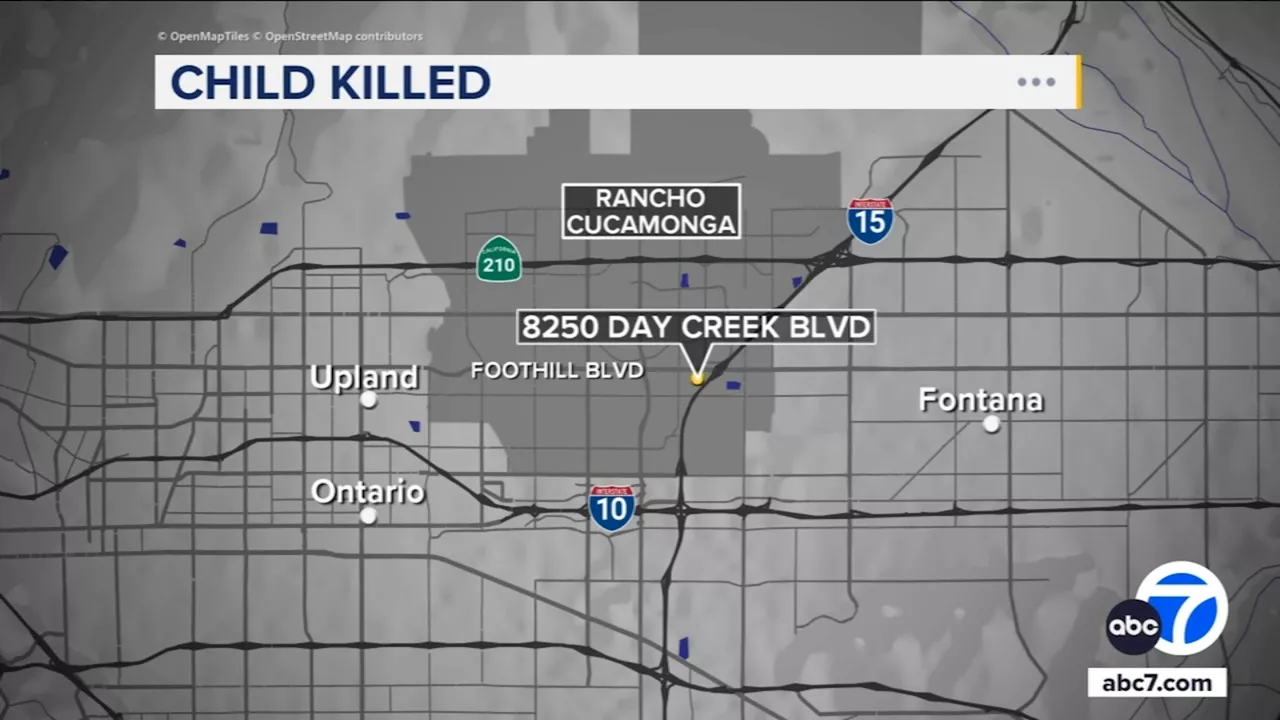 2-year-old boy fatally shot by 7-year-old brother in Rancho Cucamonga, California parking lot