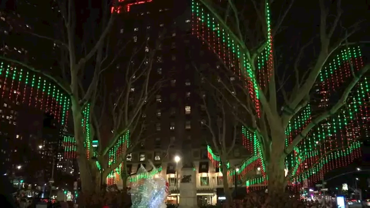 Magical Lights returns to Lincoln Square with new light and sound show on the Upper West Side