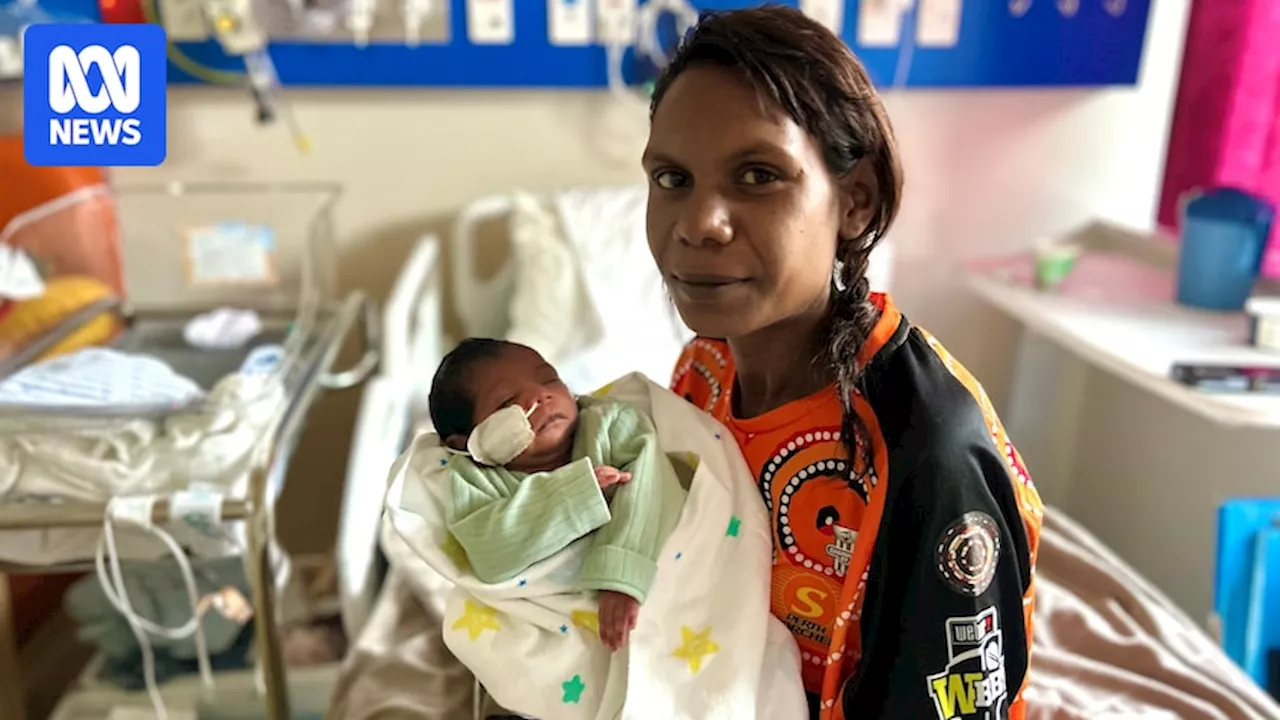 Fitzroy Crossing mum gives birth at Broome International Airport two minutes after RFDS flight lands