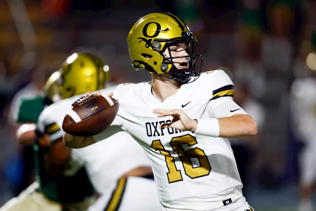 Oxford quarterback Mason Mims officially signs with Louisville