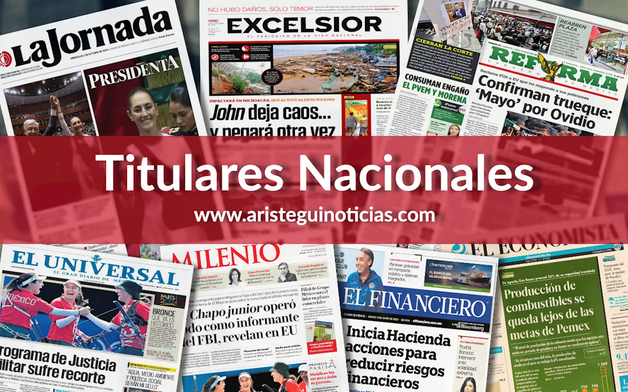 Aprietan medidas contra el fentanilo; Dron kamikaze en Culiacán y más | Titulares nacionales 04/12/2024