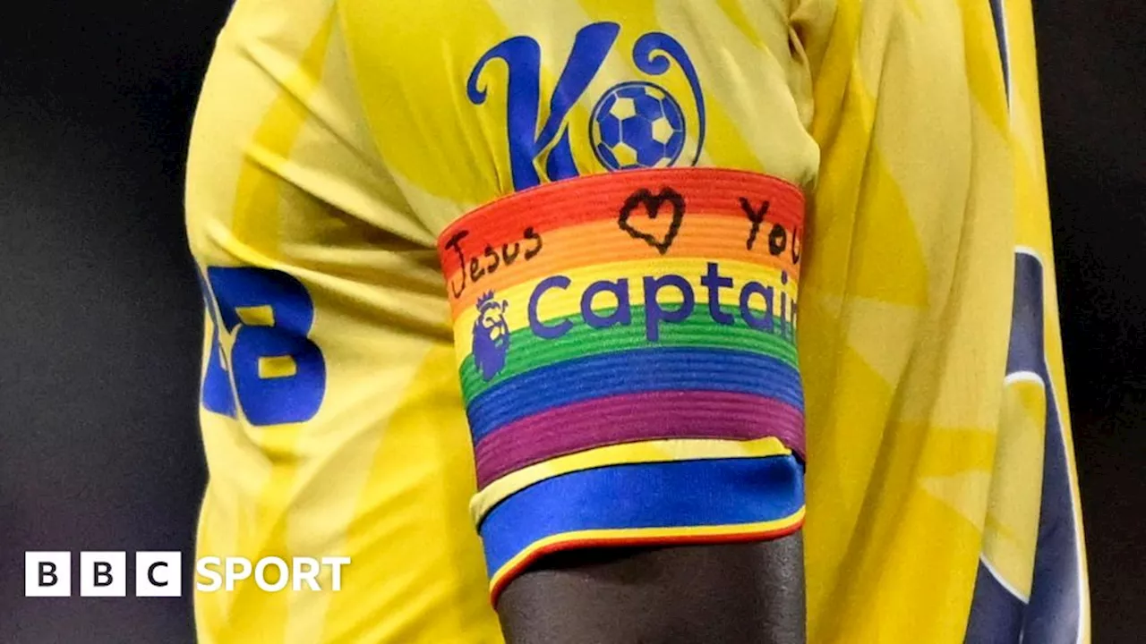 Marc Guehi: Crystal Palace captain writes on rainbow captain's armband despite FA reminder