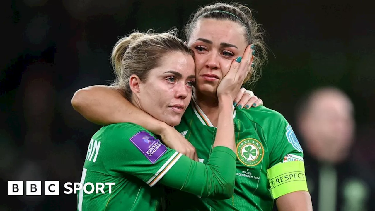 Republic of Ireland 1-2 Wales (Agg 2-3): Hosts 'devastated' after play-off heartbreak