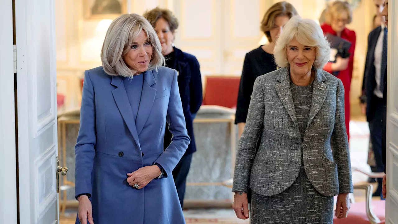 La reine Camilla et Brigitte Macron se retrouvent à Londres pour remettre un prix littéraire