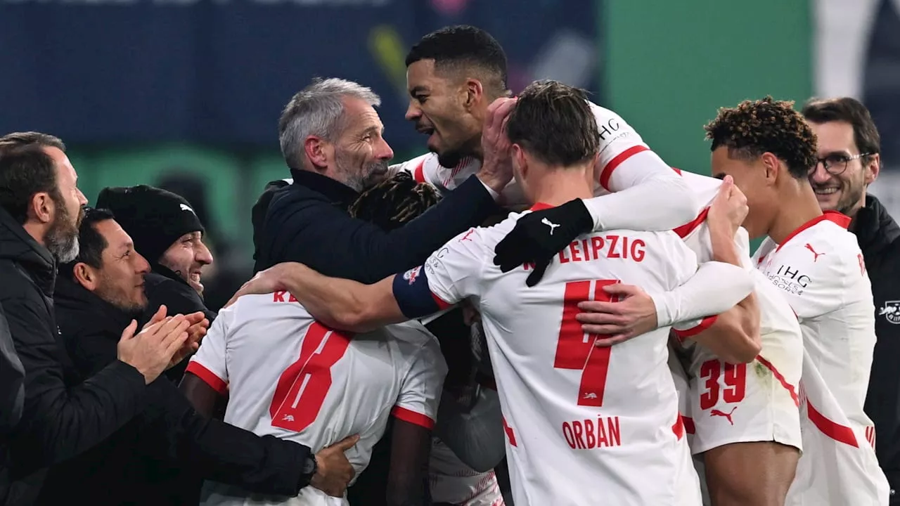 RB Leipzig Siegt über Frankfurt mit 3:0 und geht ins Viertelfinale