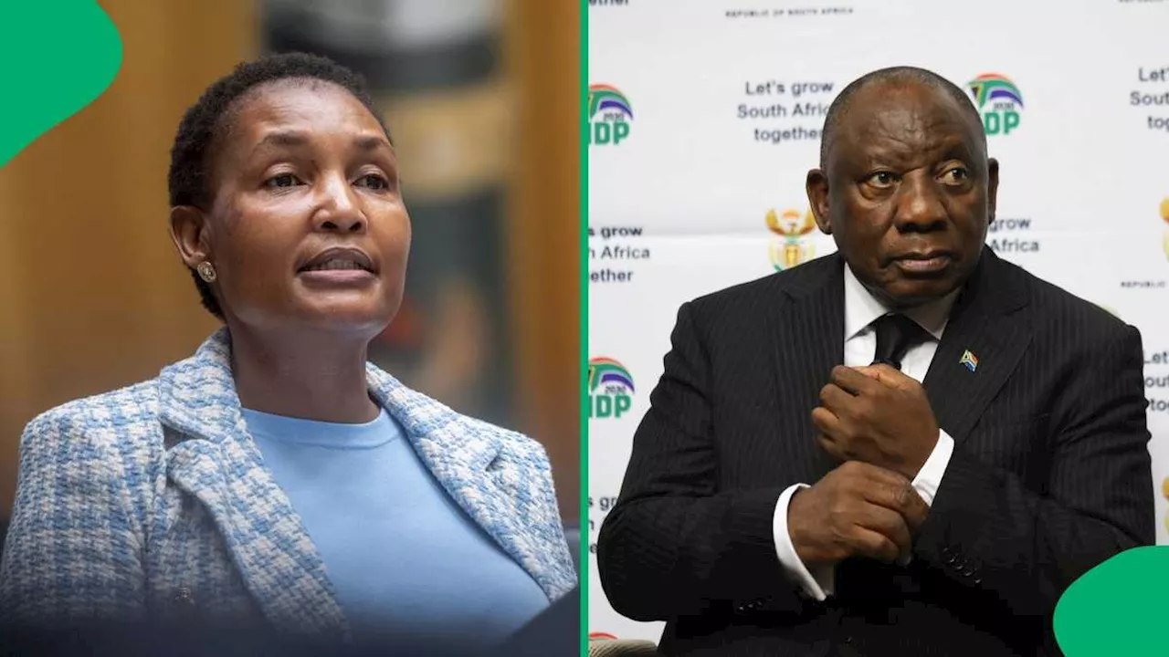 Thembi Simelane Removed As Minister of Justice, South Africans Question Why She’s Not Sacked Yet