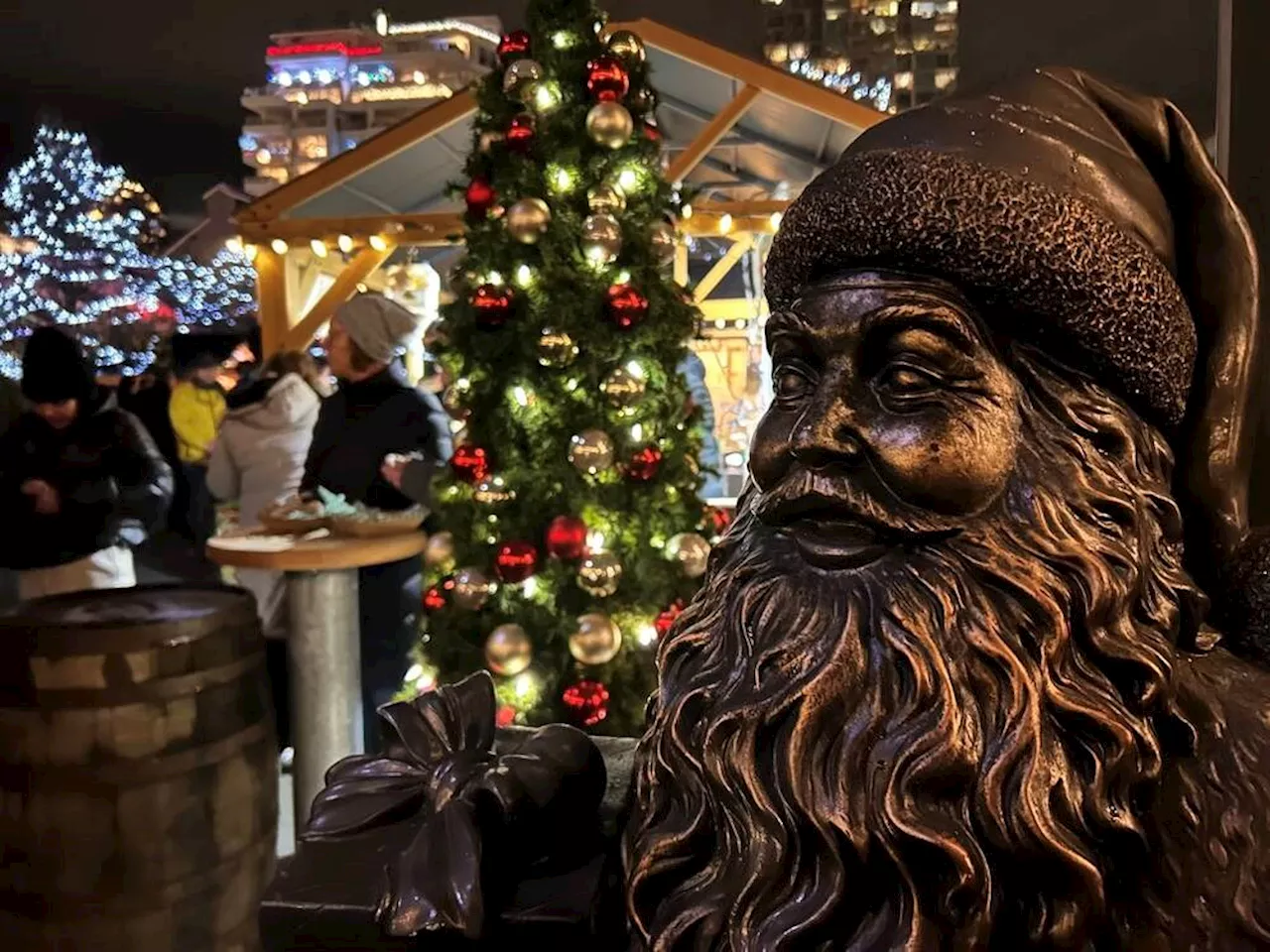 Crowds flock to new Christmas market in North Vancouver Shipyards