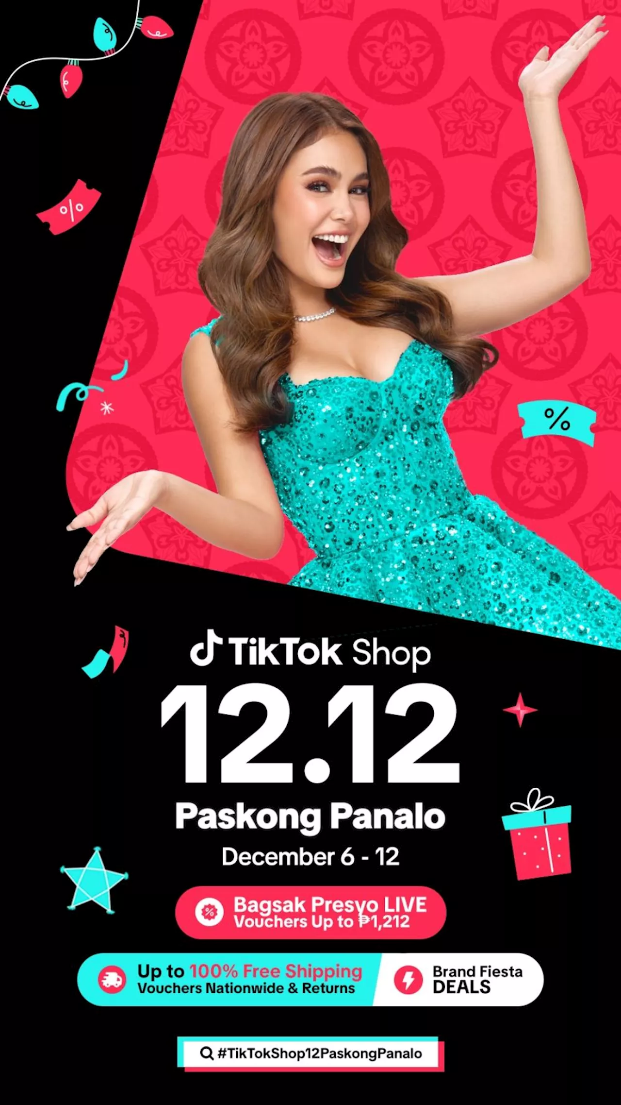 TikTok Shop ignites the Holiday Spirit with 12.12 Paskong Panalo Sale