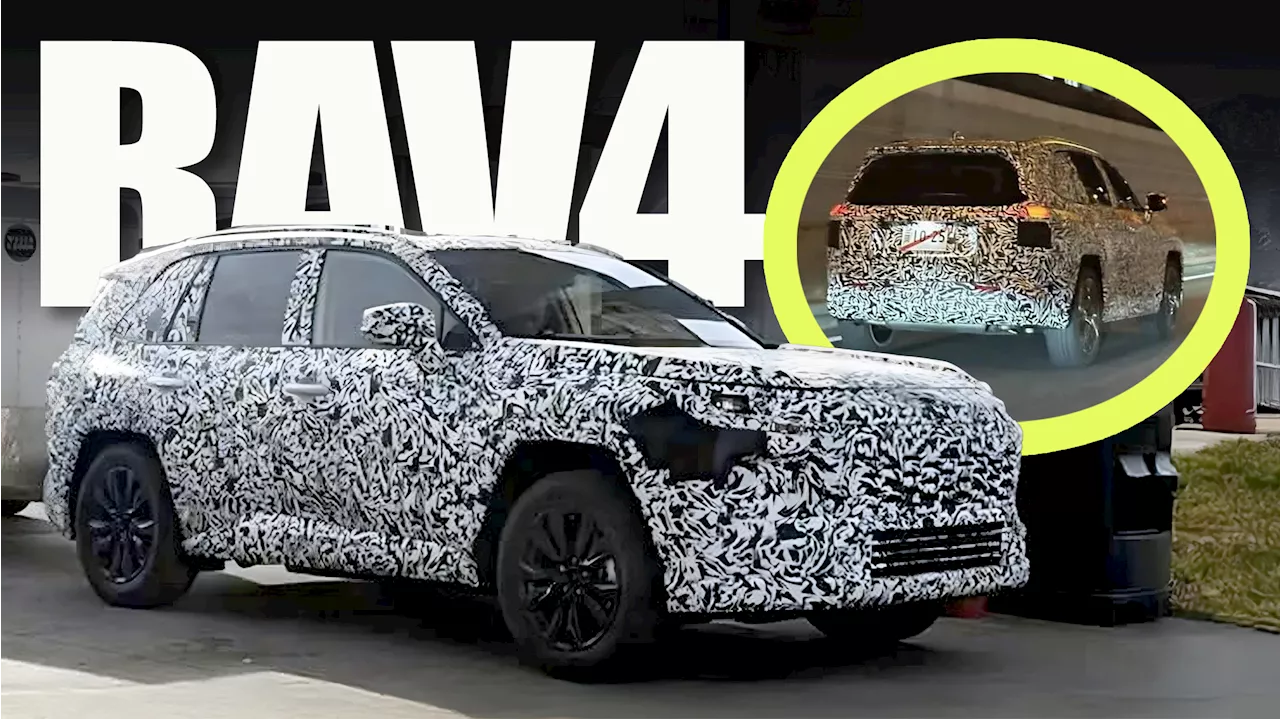 Spy Shots Reveal Next-Generation Toyota RAV4 Prototype