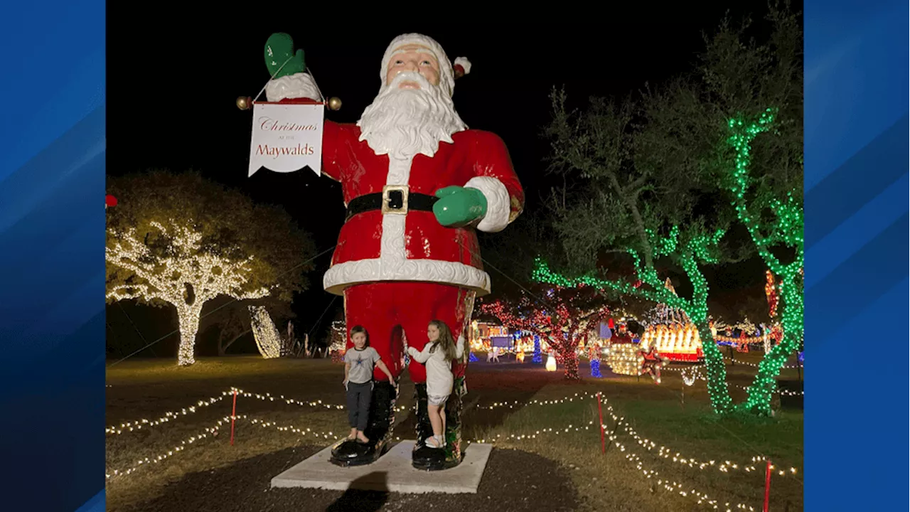 Maywald Christmas lights return to Austin, spreading joy and hope for Make-A-Wish kids